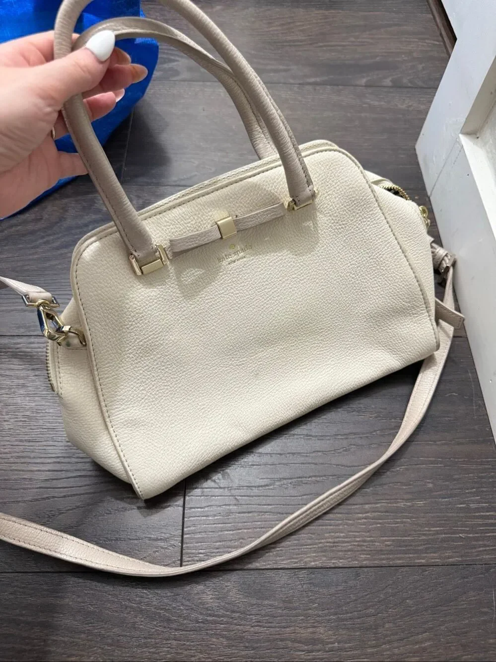 Kate Spade Henderson Street Sawyer Cream Bag Tote Purse